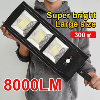 $19.99 • Buy Commercial Solar Street FloodLight LED Light Outdoor Area Dusk To Dawn Wall Lamp