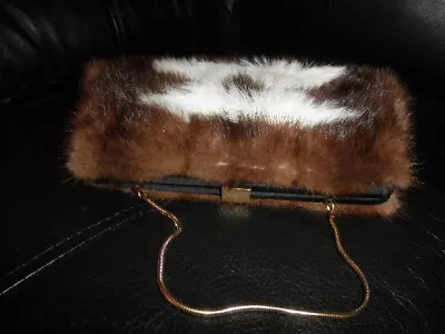 ~*~ Outstanding Mink Fur Purse Handbag Clutch ~*~ • $89.99