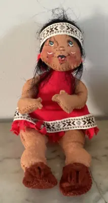 Annalee Doll Native American Indian Girl 1989 • $22.89