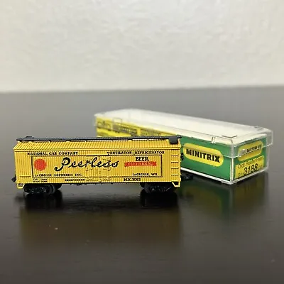 Minitrix N Scale Old Time Beer Reefer Car Peerless 3188 W Original Box • $19.95