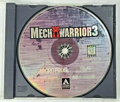 Mech Warrior 3 (1999) PC Win 95/98 Disk Only Generic Case Tested Video Game • $17.77