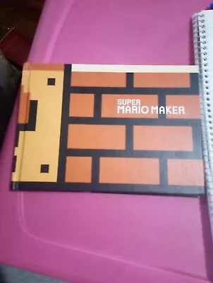 Super Mario Maker Book Nintendo Super Mario Game Art Book Hardcover • $6