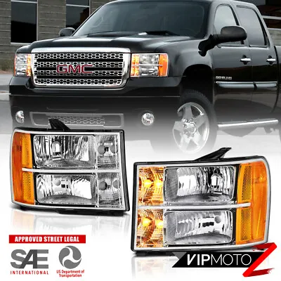 2007-2013 GMC Sierra 1500 2500 3500  FACTORY STYLE  Headlights Lamps LEFT+RIGHT • $87.29