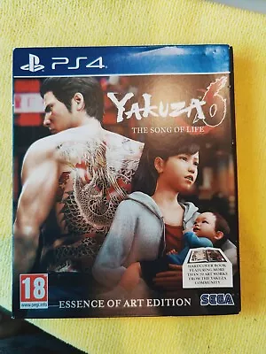 Yakuza 6 The Song Of Life Essence Of Art Edition Sony PS4  Artbook • $80