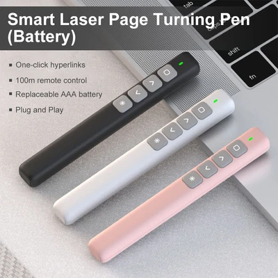 £10.59 • Buy Power Point Presentation Remote Wireless Presenter Laser Pointer Clicker Pen UK
