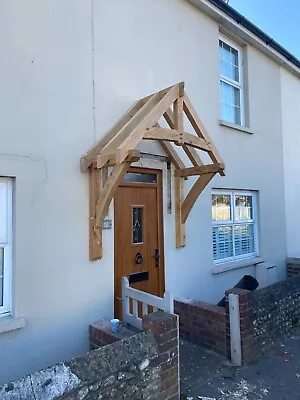 Bespoke Green Oak Porch Canopy 1300mm Between Gallows 500mm Deep • £1249.99