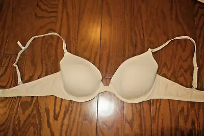 36b ❤️ Vintage Pink Bra ❤️ Victoria's Secret ❤️ Lined Demi Beige Nude Seamless • $14