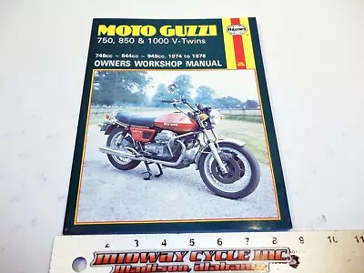 Moto Guzzi 74 - 78 750 850 1000 Owners Workshop Manual  Haynes 339 • $34.95