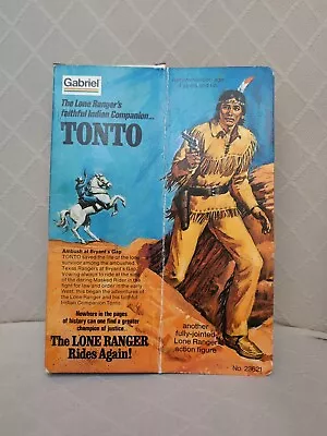 1973 Gabriel Lone Ranger's TONTO 10  Figure With Box- Gabriel Hubley • $85