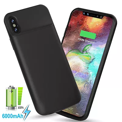 $55.09 • Buy Power Bank Backup Battery Case Charger Fits For IPhone X 8 7plus 6 6s Plus S8