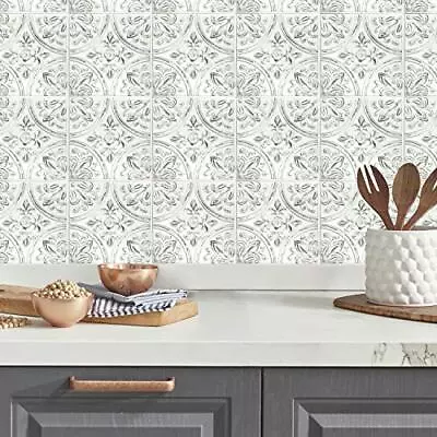 Til4623flt Sticktiles White Tin Peel And Stick Tile Backsplash • $18.38