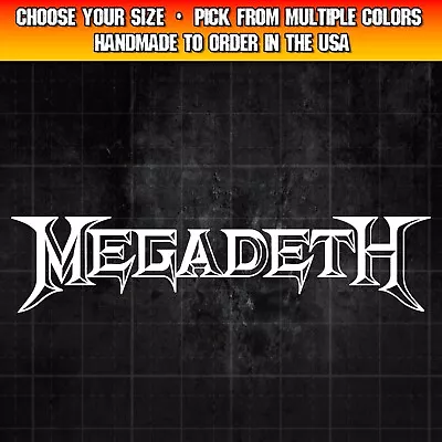 Megadeth Decal For Cars Trucks Laptops Thrash Metal Decal Sticker • $23.99