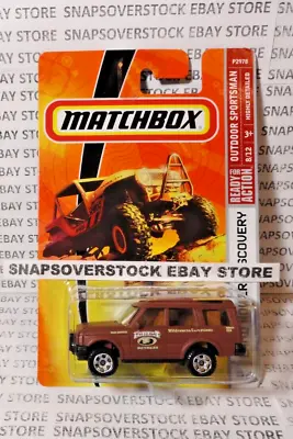 2009 Matchbox Brown Land Rover Discovery Outdoor Sportsman #8/12 Mbx #96 Vhtf • $24.95