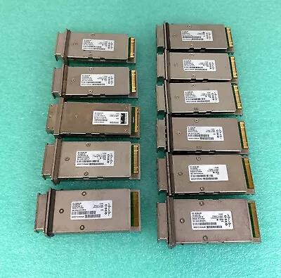 LOT OF 11 Cisco X2-10GB-SR 10-2205 03/04 10GB Transceiver Modules - READ!!! • $21.99