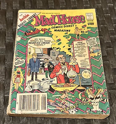 Mad House Glads Comic Digest Number 8 Archie Comics Halloween Prop Mad Scientist • $3.50