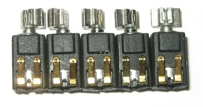 5 X Pager And Cell Phone Vibrating Micro Motor - 1 To 2VDC - Run On 1 AA - .05oz • $12.95