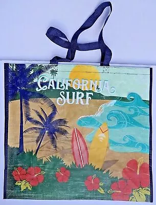 Reusable Shopping Travel Tote Bag California Surf Eco Friendly Marshalls New  • $4.99