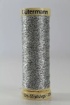 Gutermann Metallic Glitter Effect Sparkle Thread 50m Various Colours • £2.68