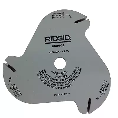 Ridgid 7  Triple Cutter Molding Head AC2008 • $14.99