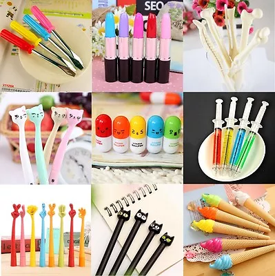 £1.99 • Buy Cute Funny Novelty Pens Ball Point Office Stationery Joke Kids Shape Animal UK