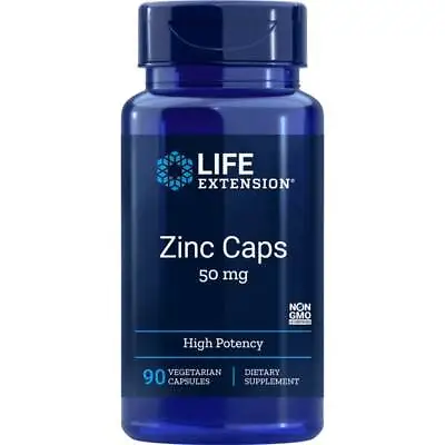 Life Extension Zinc Caps 50 Mg 90 Veg Caps • $8.27