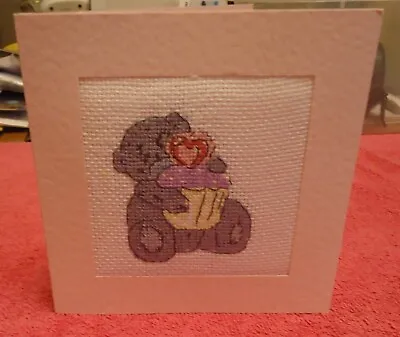 Cross Stitch Card Of Me To You  Tatty Teddy • £5