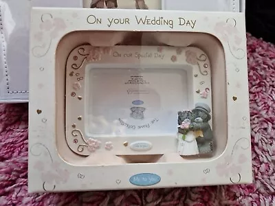 New Me To You Tatty Teddy  Wedding Day Photo Frame Three Dimensional • £0.99