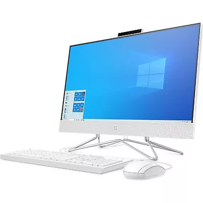 HP All-in-One PC 22-df0041na QUAD CORE Pentium 256GB SSD 21.5  FULL HD Win 11 • £359.99