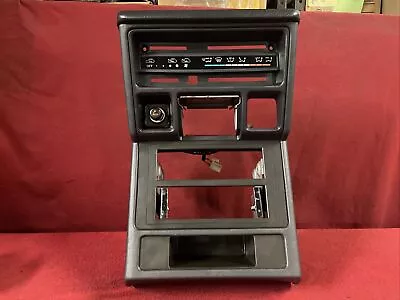 83-91 Mitsubishi Montero Dodge Raider Center Dash Climate Radio Clock Grey OEM • $255