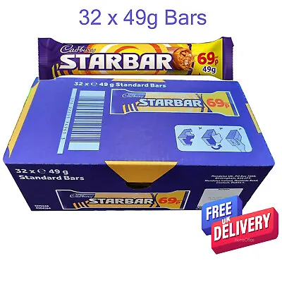 Cadbury Star Bar Chocolate Bars  Full Box Of 32 StarBar • £22.95