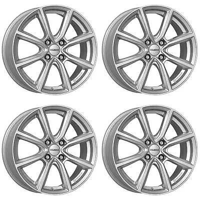 4 Dezent TN Silver Wheels 7.0Jx17 4x100 For Mazda 2 323 Mx-5 Mx-5 17 Inch Rims • $1468.16