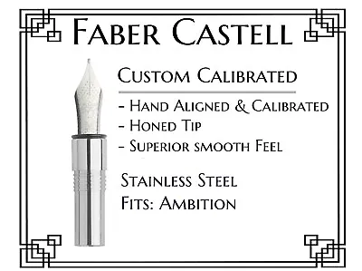 Faber Castell Replacement Nib & Feed - Hand Calibrated & Polished • £84.50