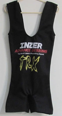 $150 • Buy Inzer TRX Squat Suit Size 24 Black With Scarce 2nd Generation Logo (NEW)