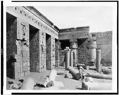 Photo:Interior CourtTemple Of Medinet HabuThebesEgypt1850 • $9.99