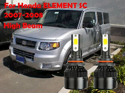 LED For ELEMENT SC 2007-2008 Headlight Kit 9005 HB3 6000K CREE Bulbs HIGH Beam • $25.14