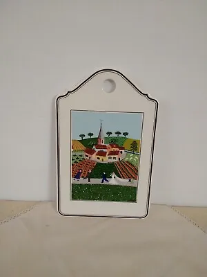 Villeroy & Boch Cheese Cutting Board Bride & Groom Design Country Collection  • $33