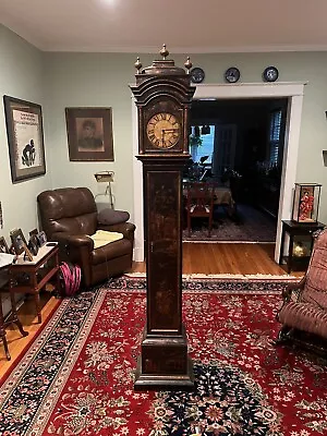 7ft Floor Clock With Asian Accents And Silent Quartz Mechanism • $600