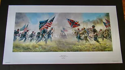 Mort Kunstler -  With A Rebel Yell  - Civil War Print - Mint  • $775