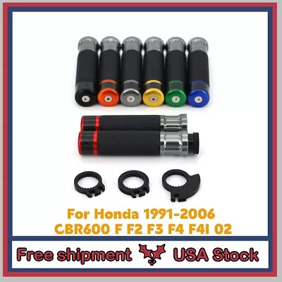 7/8  Motorcycle Handle Bar Grips For Honda 1991-2006 CBR600 F F2 F3 F4 F4I 02 • $14.92