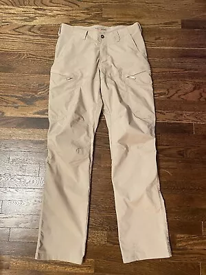 5.11 Tactical Men's Apex Cargo Work Pants Tan Khaki Size 34 X 36 • $34.99
