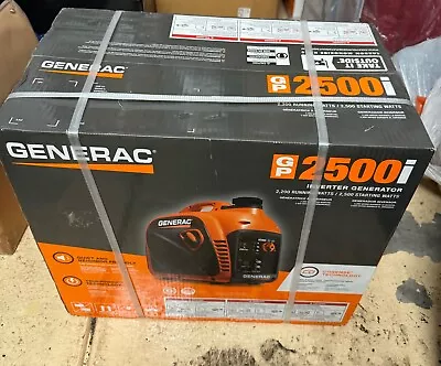 Generac Gp2500i 2 500-watt Super Quiet Portable Gas Powered Inverter Generator • $500