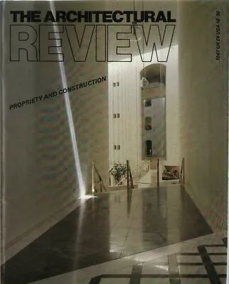 £4 • Buy The Architectural Review 1061 July 1985 Magazine Natalini