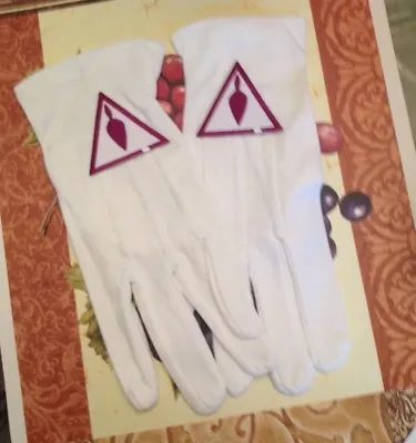 Masonic Royal & Select Masters Gloves • $10