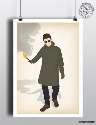 LIAM GALLAGHER Music Flare Minimalist Poster Posteritty Minimal Wall Art Print • £4.50