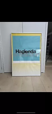 Hacienda Rare Poster -Teal Version - Framed • £120