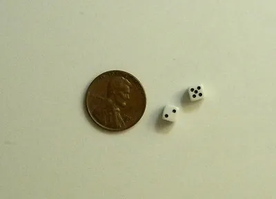 Miniature Dice Set Of  2 In 1:6 Play Scale • $5