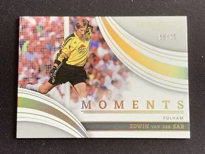 2021 Panini Immaculate Moments Edwin Van Der Sar Fulham MU Ajax 06/10 Gold • $150