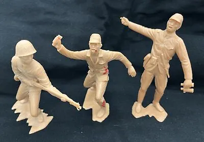 Marx 6  Japanese Toy Soldiers - Lot Of 3 Damaged - As Is READ • $3.50