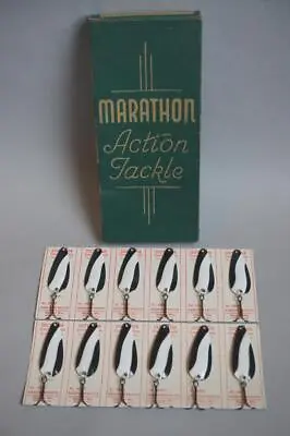 Vintage Marathon Dictator Spoon Lures New On Card In Dealer Box NOS • $65