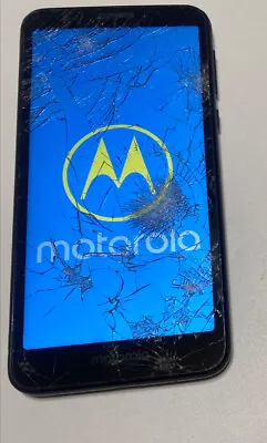 Motorola Moto Ceramic Black Tracfone Factory Reset Smashed Screen Powers On • $5.28